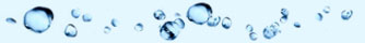 Wassertropfen in einer Reihe.
